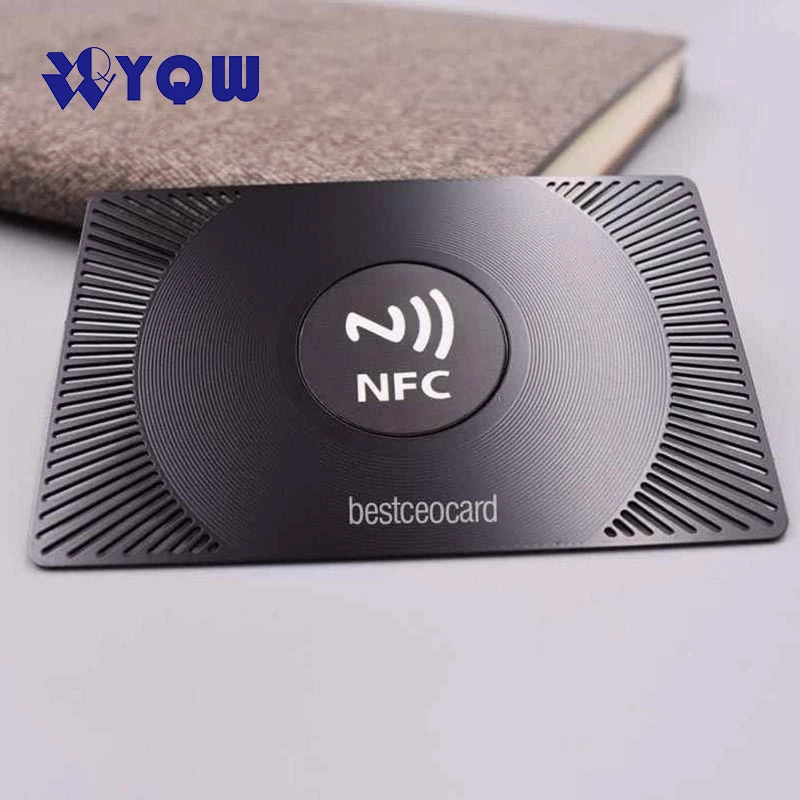 High Quality Metal Business Card/Stainless Steel Card/Blank Black Card