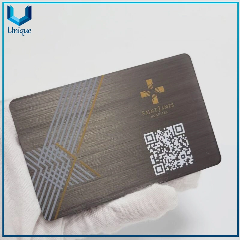 Custom Gold NFC Metal Card, NFC213 NFC215 Metal Card with Custom Logo Design
