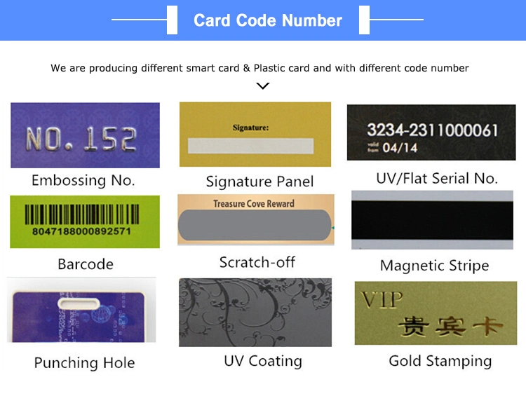 Free Sample Plastic Card 13.56MHz MIFARE (R) Classic 1K/4K Smart Card RFID Card Printing Card Digital Card