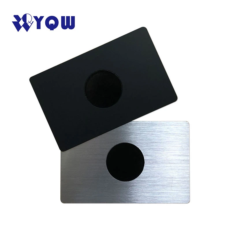 High Quality Metal Business Card/Stainless Steel Card/Blank Black Card