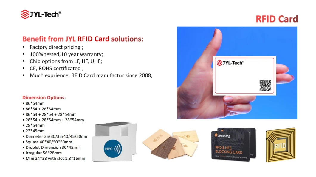 Personality RFID Magnetic Stripe Hf Cards NFC Hotel Key Cards