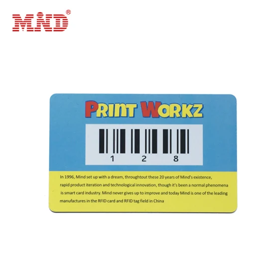 Пластиковая членская карта со штрих-кодом и VIP-картой со штрих-кодом