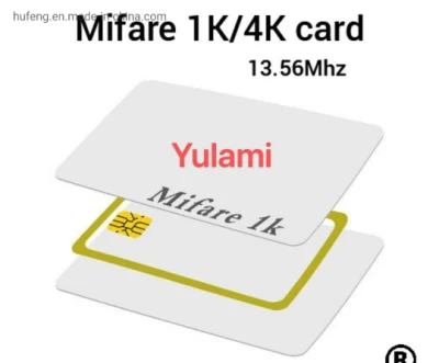 RFID Радиочастота RF Пустой Белый Бесконтактный ПВХ IC Бесконтактная смарт-карта MIFARE 1K/4K 13,56 МГц IC Чип-карта