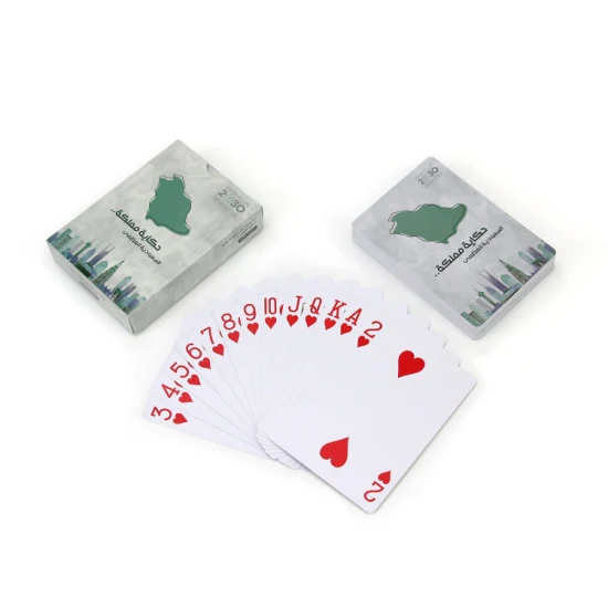 Оптовая цена Кувейтская покерная карта Пользовательская печать 100% пластик Саудовская Аравия Катар Игральные карты 100% пластиковая игральная карта